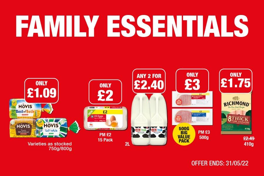 Family Essentials at Family Shopper (NP3-22)