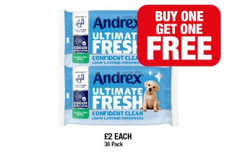Andrex Ultimate Fresh Wipes - Buy 1 Get 1 FREE at Family Shopper