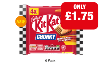 KitKat Chunky Caramel - Now Only £1.75 at Family Shopper