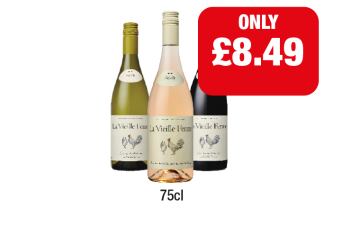 La Vieille Ferme White, Rosé, Red - Now Only £8.49 at Family Shopper