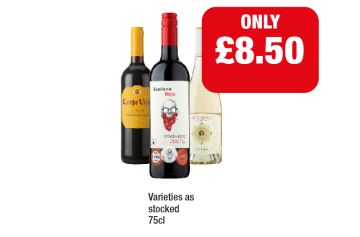 Campo Viejo, Bandama Rioja, Memoro Piccini - Now Only £8.50 at Family Shopper