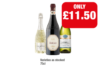 Freixenet Processo, Amicale, Oyster Bay - Now Only £11.50 at Family Shopper