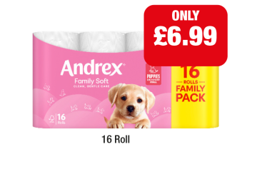 Andrex Family Soft - Now Only £6.99 at Family Shopper