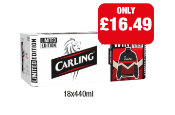 Carling - Now Only £16.49 at Family Shopper