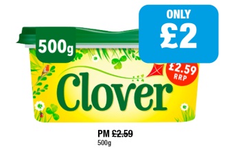 Clover - Now Only £2 at Family Shopper
