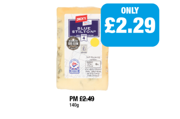 Jack's Blue Stilton - Now Only £2.29 at Family Shopper