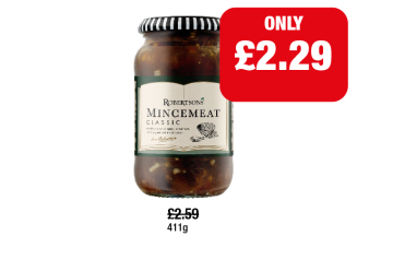 Robertsons Mincemeat Classic - Now Only £2.29 at Family Shopper