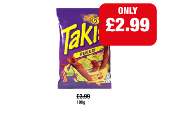 Takis Fuego - Now Only £2.99 at Family Shopper