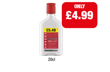 Chekov Vodka - Now Only £4.99 at Family Shopper