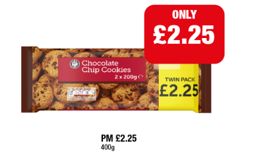 Chocolate Chip Cookies - Now Only £2.25 at Family Shopper