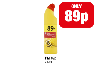 Citrus Thick Bleach - Now Only 89p at Family Shopper