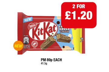 KitKat Cookie Dough - Any 2 for £1.20 at Family Shopper
