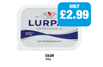 Lurpak - Now Only £2.99 at Family Shopper