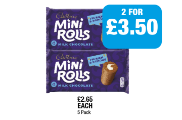 Mini Rolls - Any 2 for £3.50 at Family Shopper