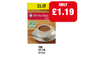 Tea Bags - Now Only £1.19 at Family Shopper