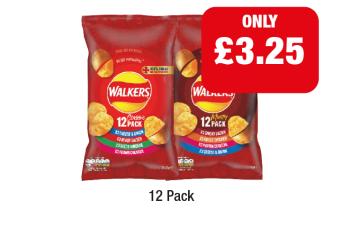 Walkers Variety Pack Classic, Meaty - Now Only £3.25 at Family Shopper