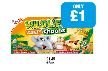 Wildlife Variety Choobs - Now Only £1 at Family Shopper