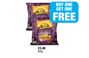 McCain Lightly Spiced Wedges - Buy1 Get 1 FREE at Family Shopper