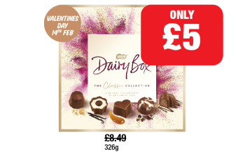 VALENTINES DAY: Nestle Dairy Box Classic Collection - Now Only £5 at Family Shopper