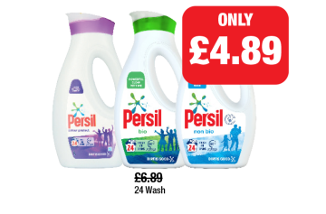 Persil Colour Protect, Bio, Non Bio - Now Only £4.89 each at Family Shopper