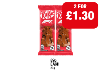 KitKat F1 - Any 2 for £1.30 at Family Shopper