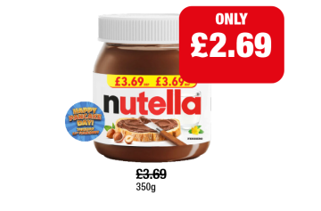 Nutella - Now Only £2.69 at Family Shopper