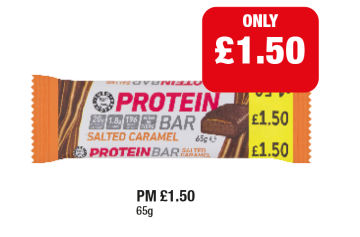 Protein Bar Salted Caramel - Now Only £1.50 at Family Shopper