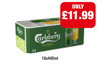 Carlsberg - Now Only £11.99 at Family Shopper