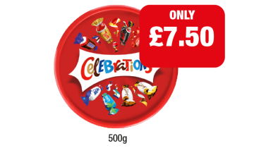 Celebrations Tub - Now Only £7.50 at Family Shopper