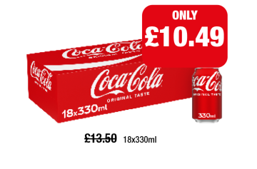 Coca Cola Original - Now Only £10.49 at Family Shopper