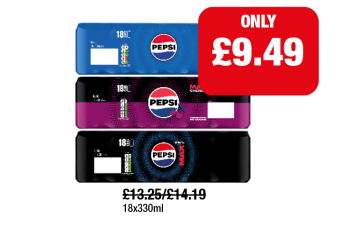 Pepsi, Max, Cherry - Now Only 18x330ml at Family Shopper