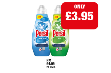Persil Non Bio, Bio - Now Only £3.95 at Family Shopper