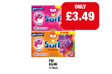 Surf Tropical Lily, Passion, Bloom - Now Only £3.49 at Family Shopper