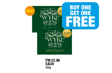 Wyke Salted Butter - Buy 1 Get 1 Free at Family Shopper