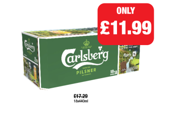 Carlsberg - Now Only £11.99 at Family Shopper