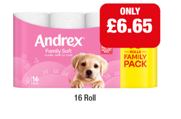 Andrex Family Soft - Now Only £6.65 at Family Shopper