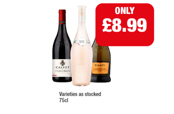 Calvet, Fleurs De Prairie, Canti Prosecco - Now Only £8.99 at Family Shopper