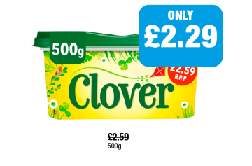 Clover - Now Only £2.29 at Family Shopper