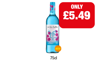 Echo Falls Blue Raspberry - Now Only £5.49 at Family Shopper