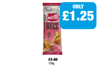 Ginsters Sausage Roll - Now Only £1.25 at Family Shopper