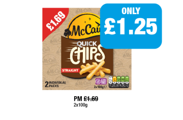 McCain Quick Chips - Now Only £1.25 at Family Shopper