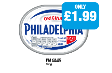 Philadelphia - Now Only £1.99 at Family Shopper
