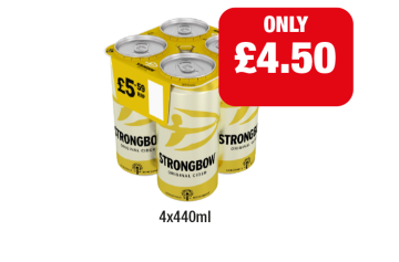 Strongbow - Now Only £4.50 at Family Shopper