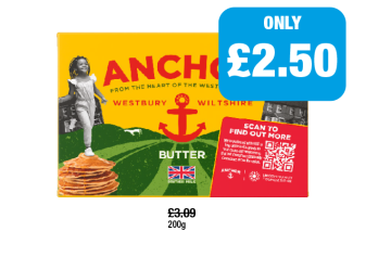 Anchor Butter - Now Only £2 at Family Shopper