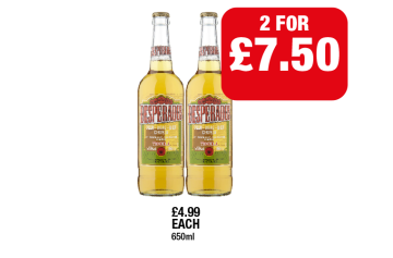 Desperados - Now 2 for £7.50 at Family Shopper