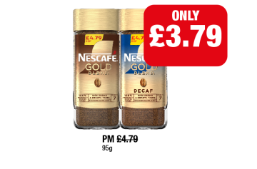Nescafe Gold, Decaf - Now Only £3,79 at Family Shopper