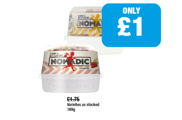 Nomadic Oat Clusters Chocolate & Honeycomb, Strawberry - Now Only £1 at Family Shopper