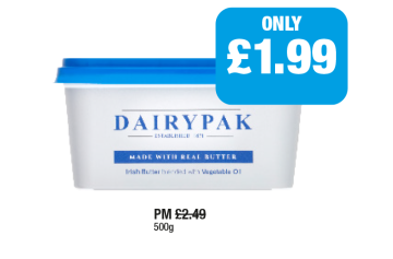 Dairypak - Now Only £1.99 at Family Shopper