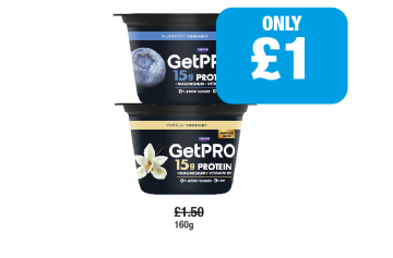 GetPro Blueberry, Vanilla - Now Only £1 at Family Shopper