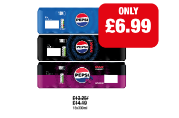 Pepsi, Max, Cherry - Now Only £6.99 at Family Shopper